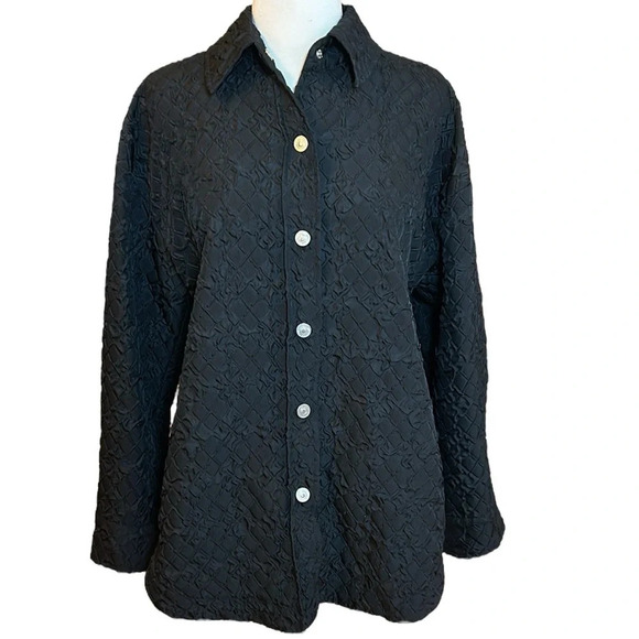 Anthropologie x Grey Lab Quilted Textured Oversized Shacket size XS - Picture 3 of 16